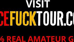 i can't resist this petite latina's deepthroat from the rough american tourist