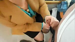 a hot french milf queen blows cocks everywhere outdoors in sexy lingerie