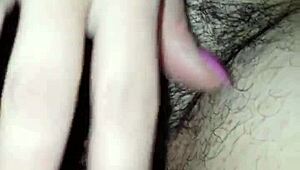 Hairy Wet Pussy Up Close and Dripping