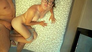 Skinny Blonde Deepthroats Monster Cock at Beach Backstage for Home Porn Cumshot