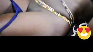 neighbor's monster cock throbs huge tits while charging phone nearby