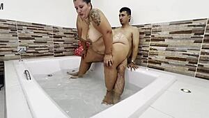infieles caught fucking raw in viral bathroom pounding session