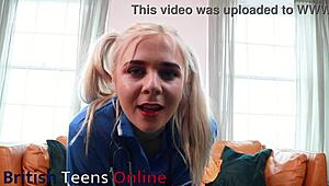 18-Year-Old Nurse Cosplay Wet Pussy Dripping For Patient Goon Game Blue Eyes