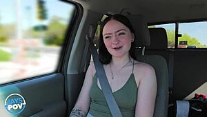 in my pov tattooed slut imani valor's tight pussy gets stretched wide