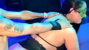 sexy latina wife teases and rides big black cock in lingerie fun