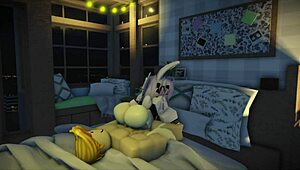 damn roblox teen rides monster cock for wild sexy fucking action