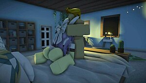 damn roblox teen rides monster cock for wild sexy fucking action