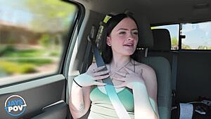 in my pov tattooed slut imani valor's tight pussy gets stretched wide