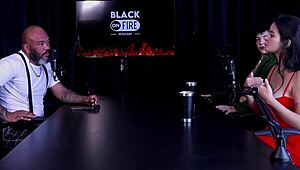 safada dances sensual after art reveal then submits to wild domination