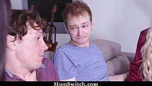 milfs swap stepsons for hardcore orgy pounding!