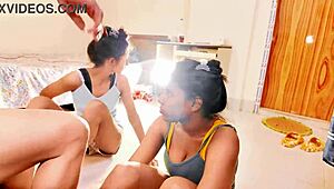 hey uttaran20 jumps into hot threesome with besties wild xxx action