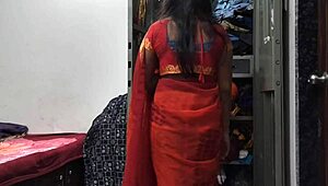 maid cleaning closet when owner sneaks in and fills her up good