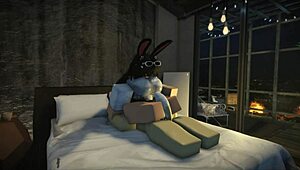 damn roblox teen rides monster cock for wild sexy fucking action