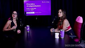 WATCH BELINHA GET WILD SWING CAST COMPILATION PART 2 WITH TIFANY ROCHA ON SHEER RED!