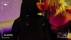 i fucked my blonde friend with pink pussy using my dildo while she vibed my pierced nipples collab teaser vivian lola