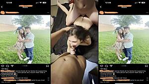 college cucking turns wild with mmf double penetration and big black cock riding