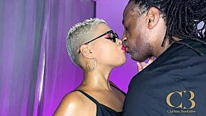 Gaby Gold's Sensual Brazilian Bareback Ride on Massive Black Cock