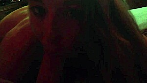 hey check my blonde girlfriend sucking cock deep