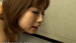 yo this horny yui misaki gets her tight pink slit double penetrated hard uncensored