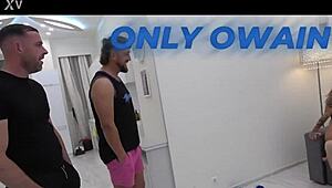 fitness pals turn sweaty workouts into steamy group hookups