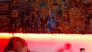 hot latina flashes tits and masturbates with dildo outdoors!