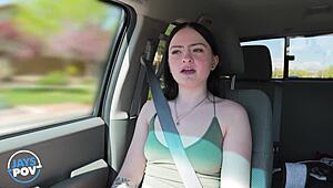 in my pov tattooed slut imani valor's tight pussy gets stretched wide