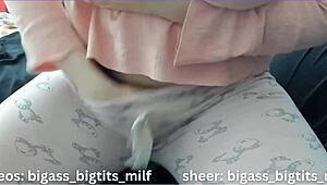 Pajama-Clad Amateur Fingers Wet Pussy