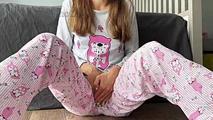 i can't stop fingering my skinny teen pussy till i squirt hard