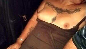 dude this latina got groped hard in the uber she's all tats and horny vibes