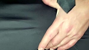 amateur euro tattooed babe jerks intense cock to massive cum explosion finale