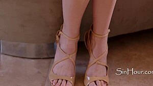 Busty Filipina bounces big tits on BBC cowgirl riding Isiah Maxwell's thick shaft intimately