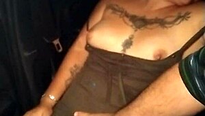 dude this latina got groped hard in the uber she's all tats and horny vibes