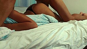 she pretends to sleep as i pound her doggy from behind