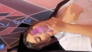 college girl rocks her dildo hard in secret play