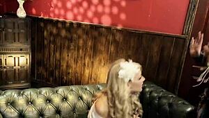 Sapphic milfs cindy behr and lou lou rip clothes for wet toy threesome party?