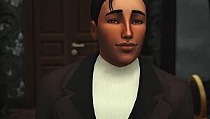 oh man i can't believe this shemale bride cheats on wedding day fucking fiance's ass with creampie before sims 4 ceremony.