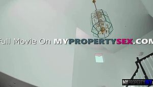 divorced hottie secretly films pov threesome deepthroat sex tape with horny realtor