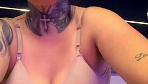 Gym Trainer Chokes Prostitute on Thick Cock Till Vomit