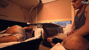 Finally smashed my friend's hot mom doggystyle quickie on train 🚂💦😈