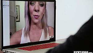 i couldn't resist her big tits so i made that perverted teen suck my monster cock