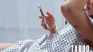 Curious Dana Vespoli Teases Petite Liz Jordan in Taboo Patient Play POV