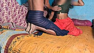 Desi wife, wanna see her jammed hard on bed in best chudai sex?