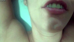 coroa milf loses virginity to young stud who creams her juicy shaved pussy