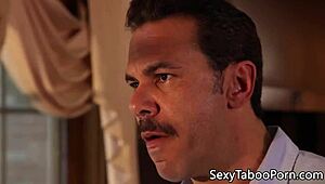 amateur babe licks pussy eagerly while getting pounded hard in steamy threesome