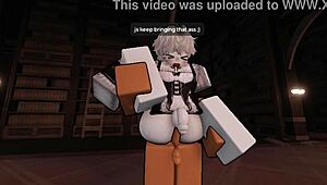 shemale femboy ass pounded halfway through the doors