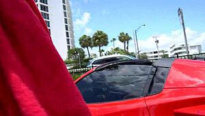 Ebony Babe Harley Dean Fucks Rich Guy Teddy Tarantino's Ferrari Ride