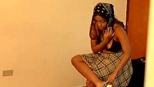 ela just wanted to study but bandit breaks in for dirty anal lesson