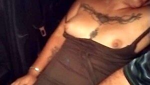 dude this latina got groped hard in the uber she's all tats and horny vibes