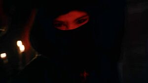 Cosplay Lesbian Vampires Rip Clothes for Intense Pussy Eating BDSM Lezdom