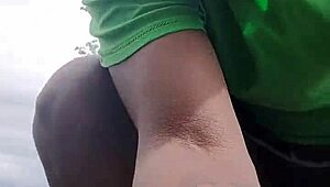 I took my private indoor workout routine outside for real